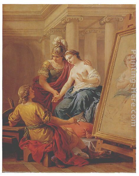 The Artist's Model painting - Louis Lagrenee The Artist's Model art painting